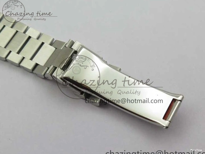 MiroTime 0309 SmoothTexture Day-Date 36mm 128239 SS Crystal BP Best Edition Black MOP Crystal Marker Dial on SS President Bracelet A 2681